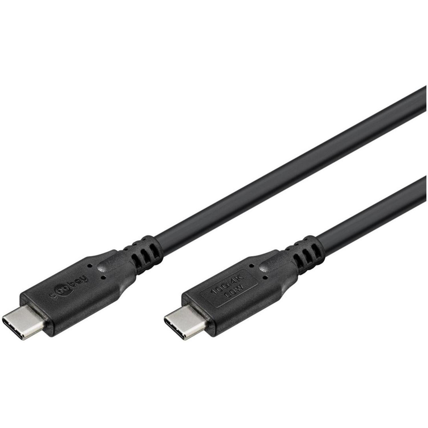 Goobay USB-C kabelis 74205, 1m, 60W