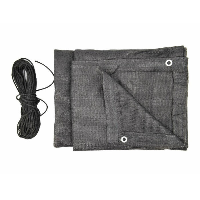 Balkona privātuma ekrāns, 1x5m, 180g, pelēks