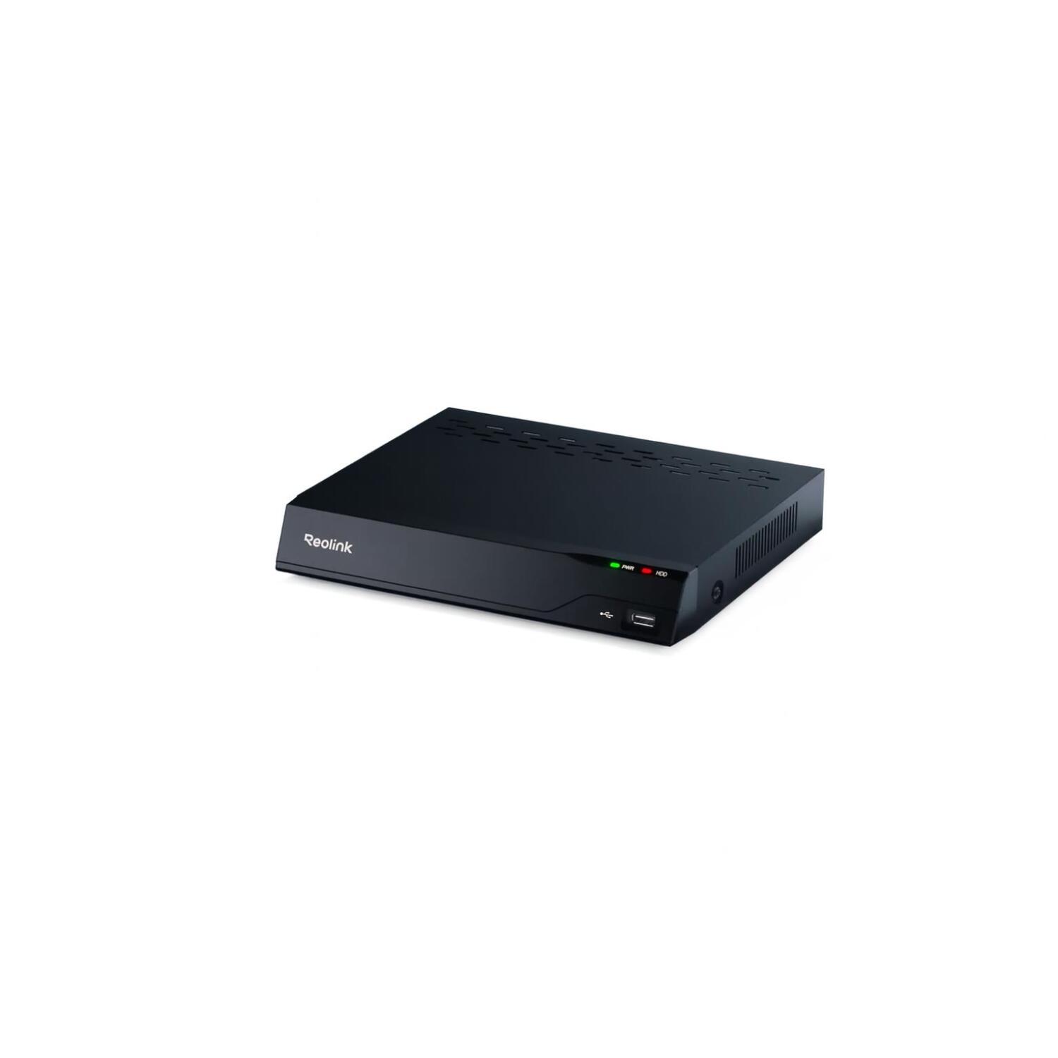 Reolink 12-канальный PoE NVR RP-PN8, расширяемое хранилище до 32TB, поддержка до 16MP, тепловая карта, умное обнаружение событий (RP-PN8)