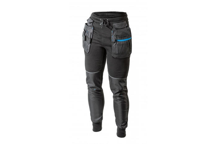 Hogert darba bikses HT5K902-XL, 65% kokvilna, 35% poliesters, 320 g/m², OXFORD 600D, 2 atdalāmas kabatas, 2 augšējās kabatas (HT5K902-XL)