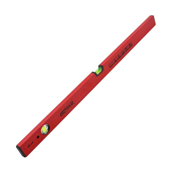 Alumīnija līmenis 200cm, pulverkrāsots, 2 vīlītes