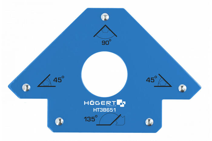Hogert HT3B651 magnētiskais metināšanas leņķis, 22