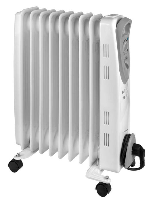Eļļas radiators vidēju telpu papildu apsildei