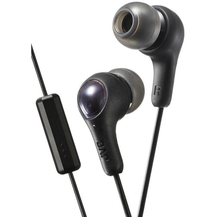 JVC austiņas ar mikrofonu, melnas (HA-FX7M-B-E)