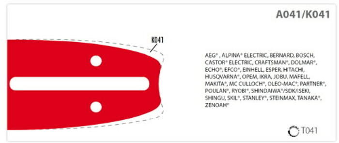 Sliede 3/8 1,1 40cm/16" ECCS-58V