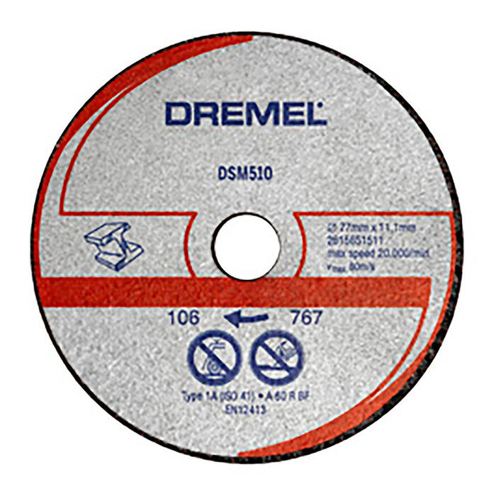 77 mm disks metāla griešanai 2615S510JB DREMEL (2615S510JB)