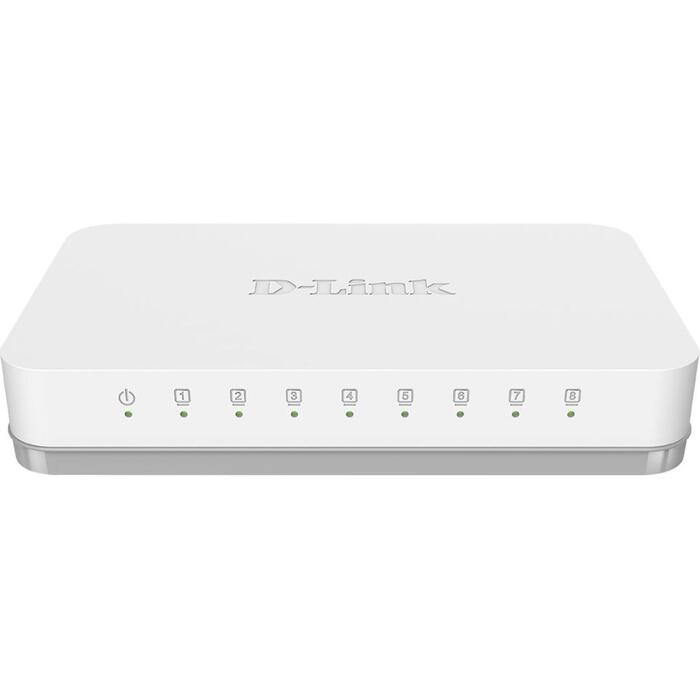 D-Link komutators GO-SW-8G/E, 8x 10/100/1000 Mbps