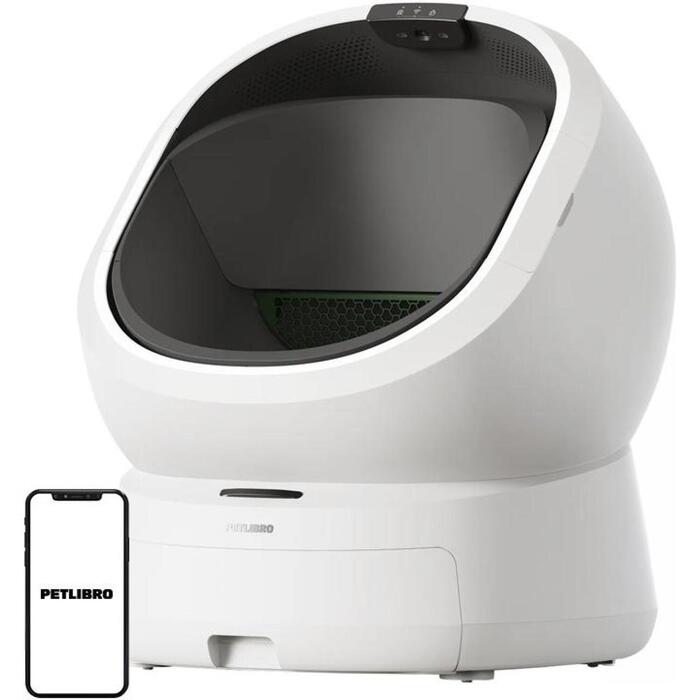 Petlibro Luma Автоматический самоочищающийся лоток PLLB001 62-22001-31W, 1080p, 11л, 35-47дБ, для 10 кошек, угольный фильтр (62-22001-31W)