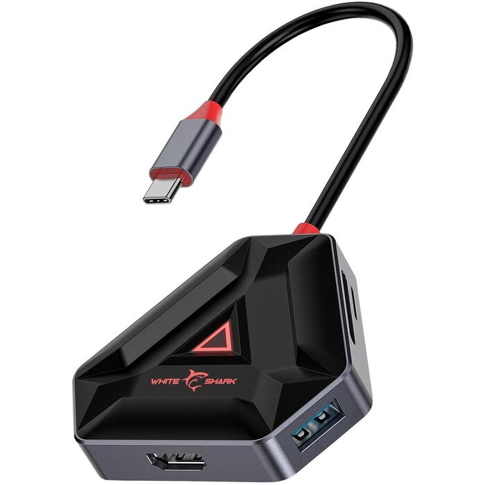 White Shark HEXAGON USB centrmezgls, 6