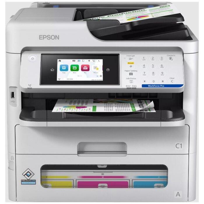 Epson WorkForce Pro EM-C800RDWF C11CK19401, 4-в-1, A4, 25 стр/мин, 1200 x 2400 dpi, Wi-Fi, ADF, автоматическая двусторонняя печать (C11CK19401)