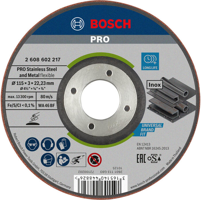 Slīpēšanas disks 115x3.0x22.23 mm