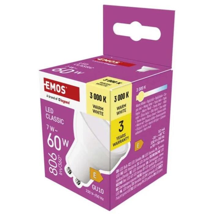 Emos LED spuldze MR16 ZQ8E42, 7