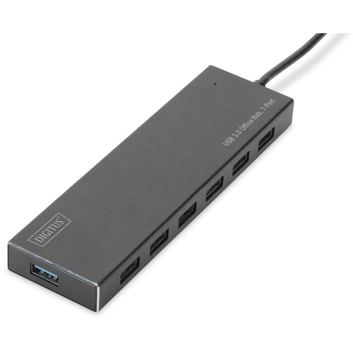 Digitus USB centrmezgls DA-70241-1, 7x USB-A