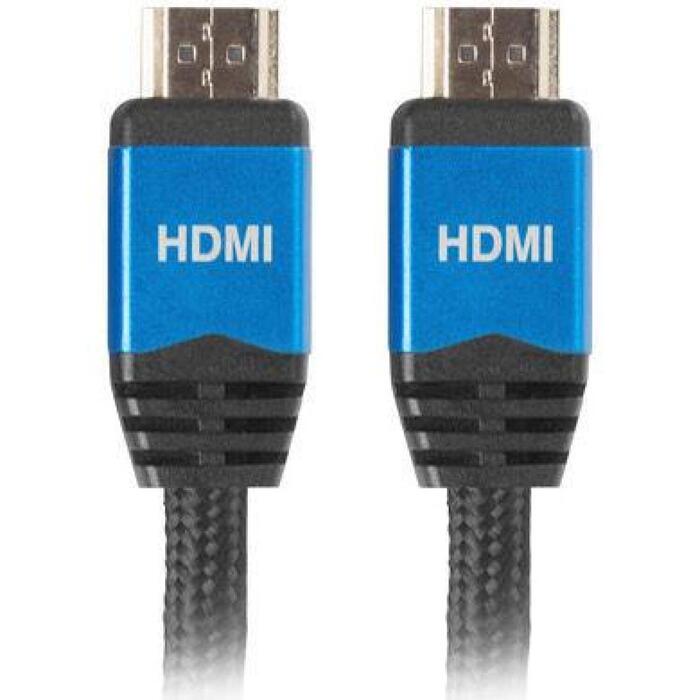 Lanberg CA-HDMI-20CU-0010-BL HDMI kabelis, 1m, 19