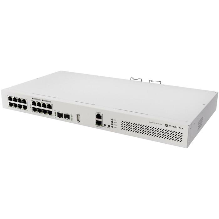 Mikrotik CRS418-8P-8G-2S+RM komutators 16 Gigabit porti