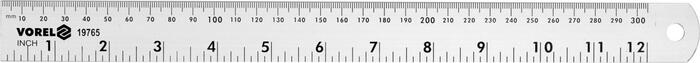 Vorel Alumīnija lineāls 19765, 300mm, 28mm