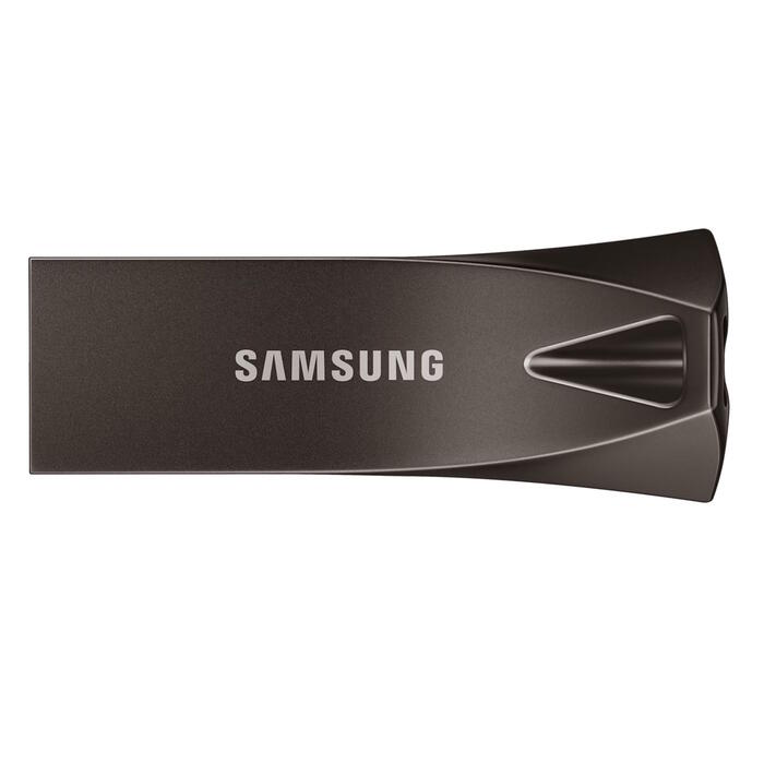 Samsung MUF-512BE4/APC BAR Plus USB-накопитель 512 GB USB 3.2 Gen 1 до 400 MB/s чтение до 110 MB/s запись USB-A Gray (MUF-512BE4/APC)