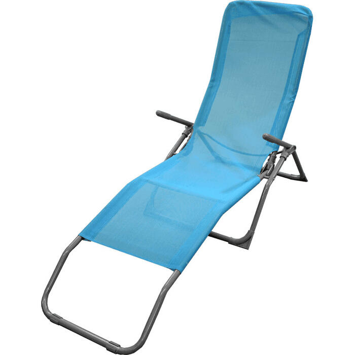 BESK Guļamkrēsls 190x57x94cm zils (9055120)