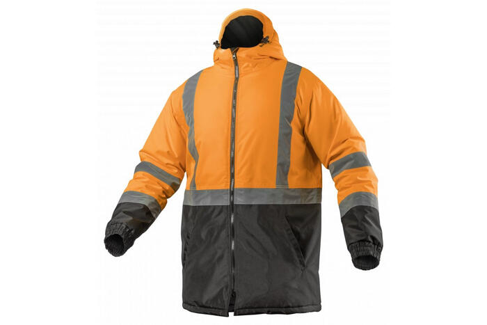Augstas redzamības jaka HOGERT HT5K346-3XL, oranža 3XL (HT5K346-3XL)