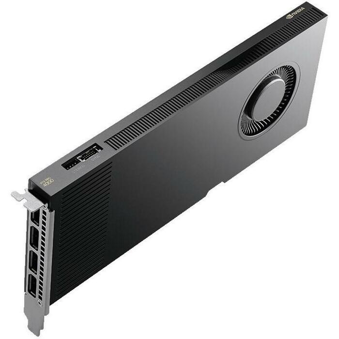 PNY Видеокарта VCNRTXPRO4000-SB 24GB GDDR7, 7680 x 4320, PCIe x16 5.0, 1 вентилятор, 4 DisplayPort (VCNRTXPRO4000-SB)