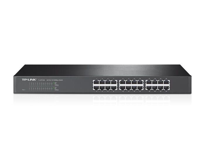 24-Port 10/100Mbps Rackmount Switch, TP-Link, TL-SF1024