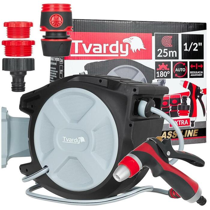 Tvardy šļūtene rullī T07295, 25m, 1/2"