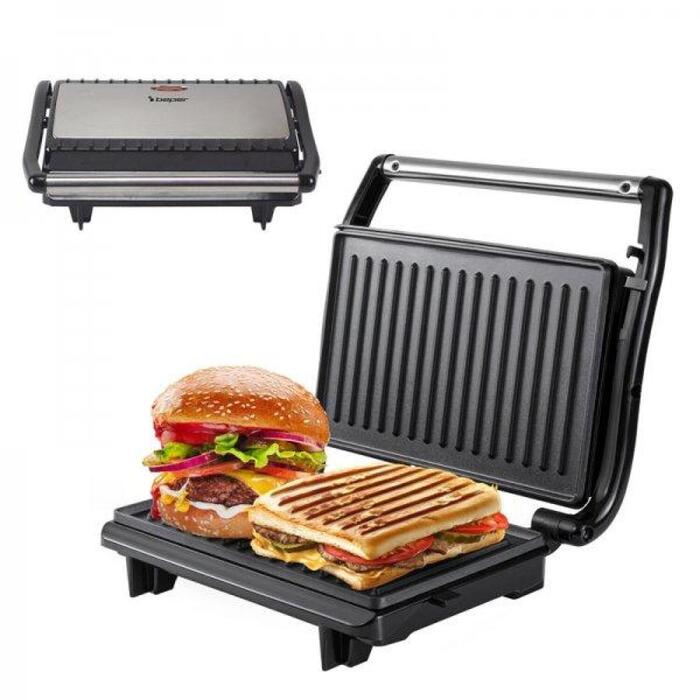 Beper Grils P101TOS003, 800W, 225x145mm, nerūsējošā