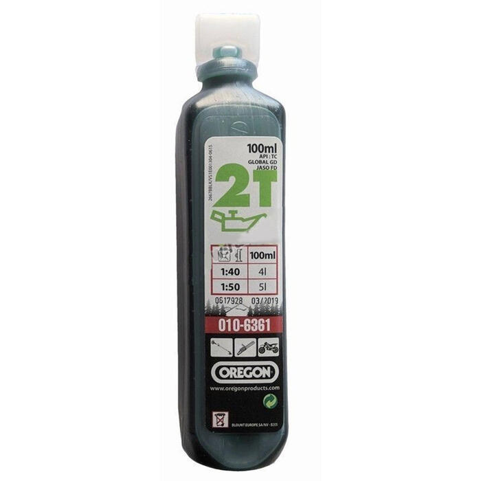 Motoreļļa 2-taktu zaļā 1:50 0.1l