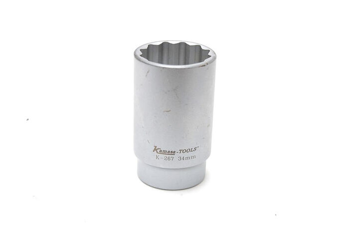 12 kanšu muciņa 1/2", 34 mm