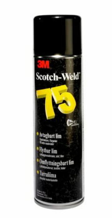 Līmes aerosols Repositionable 75 500ml, 3M