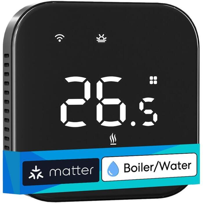 Meross viedais Wi-Fi termostats MTS215BMA-B-EU, 5-35°C