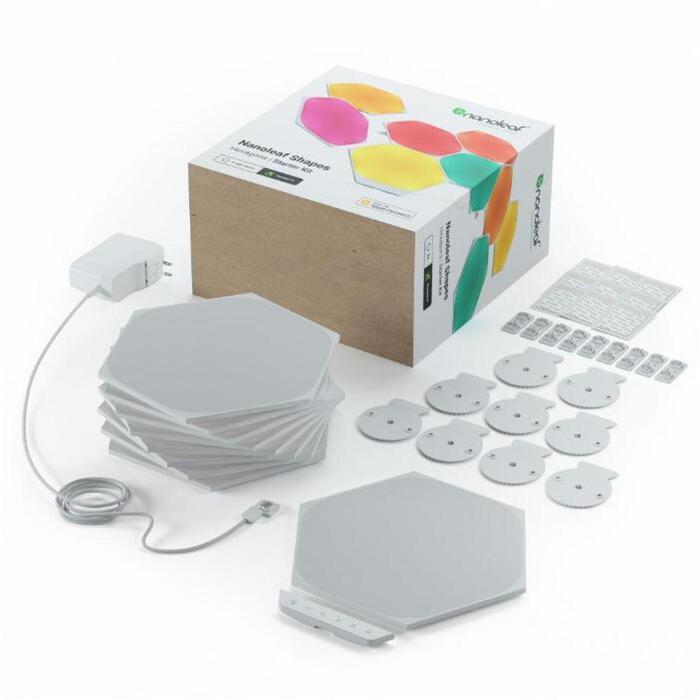 Nanoleaf Shapes Hexagons sākuma komplekts NL42-0002HX-9PK
