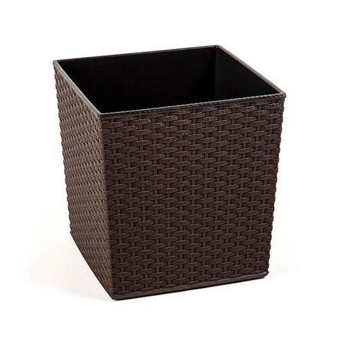 Lamela Puķu pods Juka rattan 400x400mm