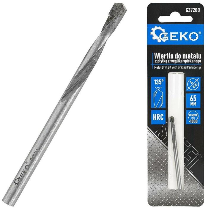Geko metāla urbis G37200, 4 mm