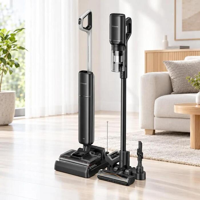Vacuum Cleaner|DREAME|G12 Dual|Dry&wet|5-in-1 stick vacuum|Black|Bagless|Battery|Suction power