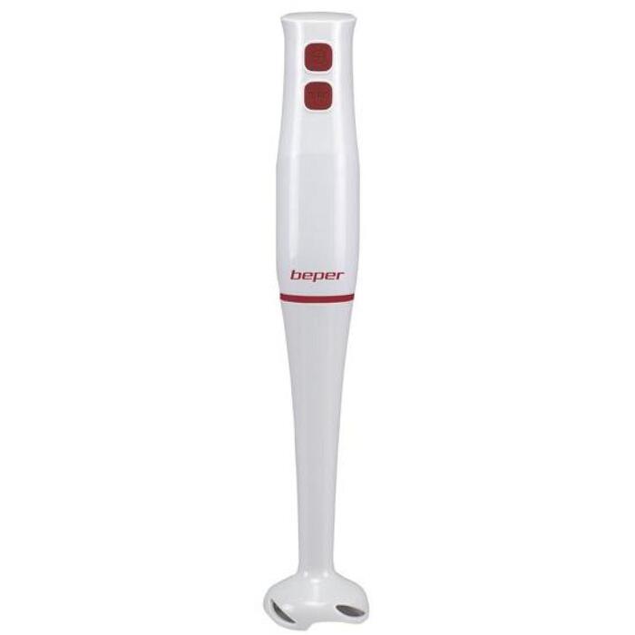 Beper Ручной блендер P102FRU003, 400 W, белый, 2 скорости, импульсный режим, турборежим, эргономичный дизайн (P102FRU003)