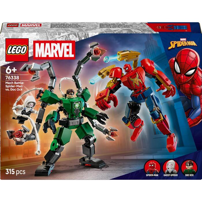 LEGO Marvel 76338 Robots: Zirnekļcilvēks pret