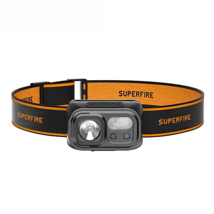 Superfire HL23 lukturis, 220 lm, USB-C