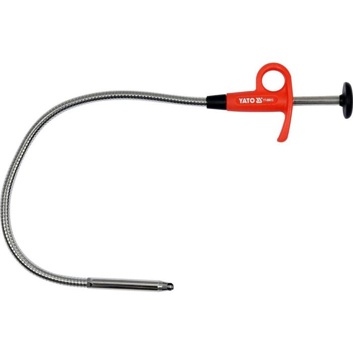Yato magnētiskais satvērējs YT-06613, 585mm, 3x1.5V LR1130, LED apgaismojums, magnēts, mehāniskās knaibles, elastīgs, PVC rokturis (YT-06613)