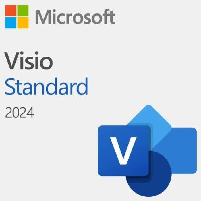 Microsoft Visio Standard 2024, EP2-07167, 1 лицензия, ESD, Windows, электронное распространение (EP2-07167)