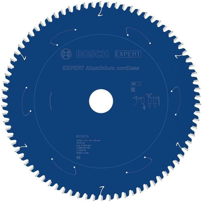 BOSCH 2608902190 ripzāģa asmens Expert Aluminium