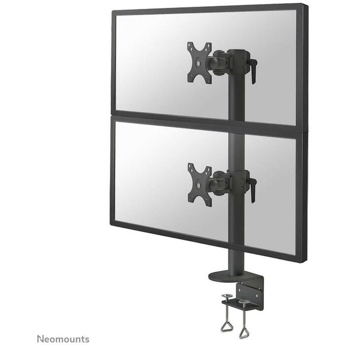Neomounts настенный кронштейн FPMA-D960DVBLACKPLUS, 17-49", 15 кг, 2 дисплея, 0-180° наклон, 0-180° поворот, черный (FPMA-D960DVBLACKPLUS)