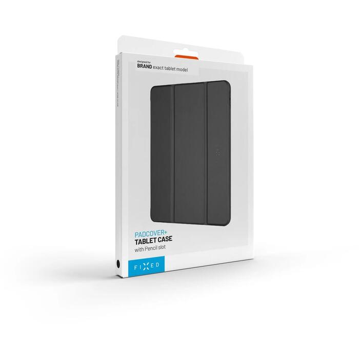FIXED Padcover+ FIXPC+-625-BK, planšetdatora vāciņš, Apple