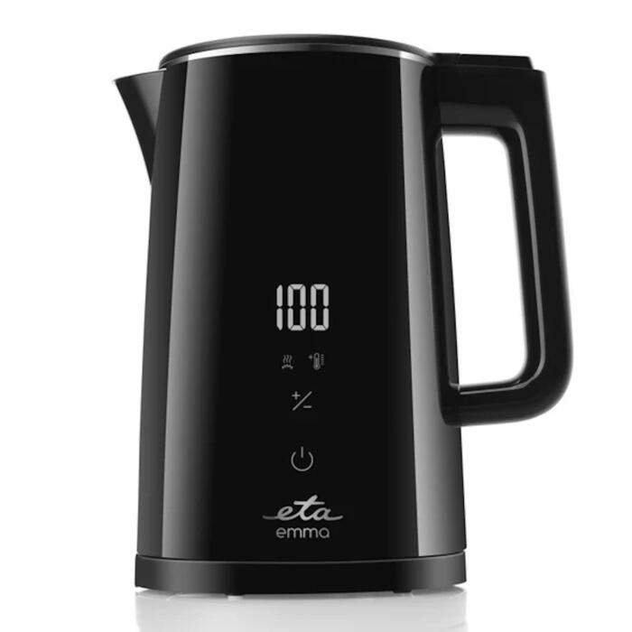 Электрический чайник мощностью 2200 W, объёмом 1.5 L и поворотной базой 360° ETA559590000 Emma Black ETA (ETA559590000)
