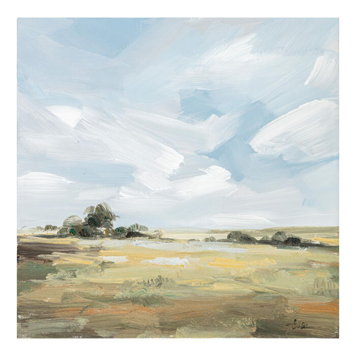 HOME4YOU Eļļas glezna 60x60cm, vasaras ainava
