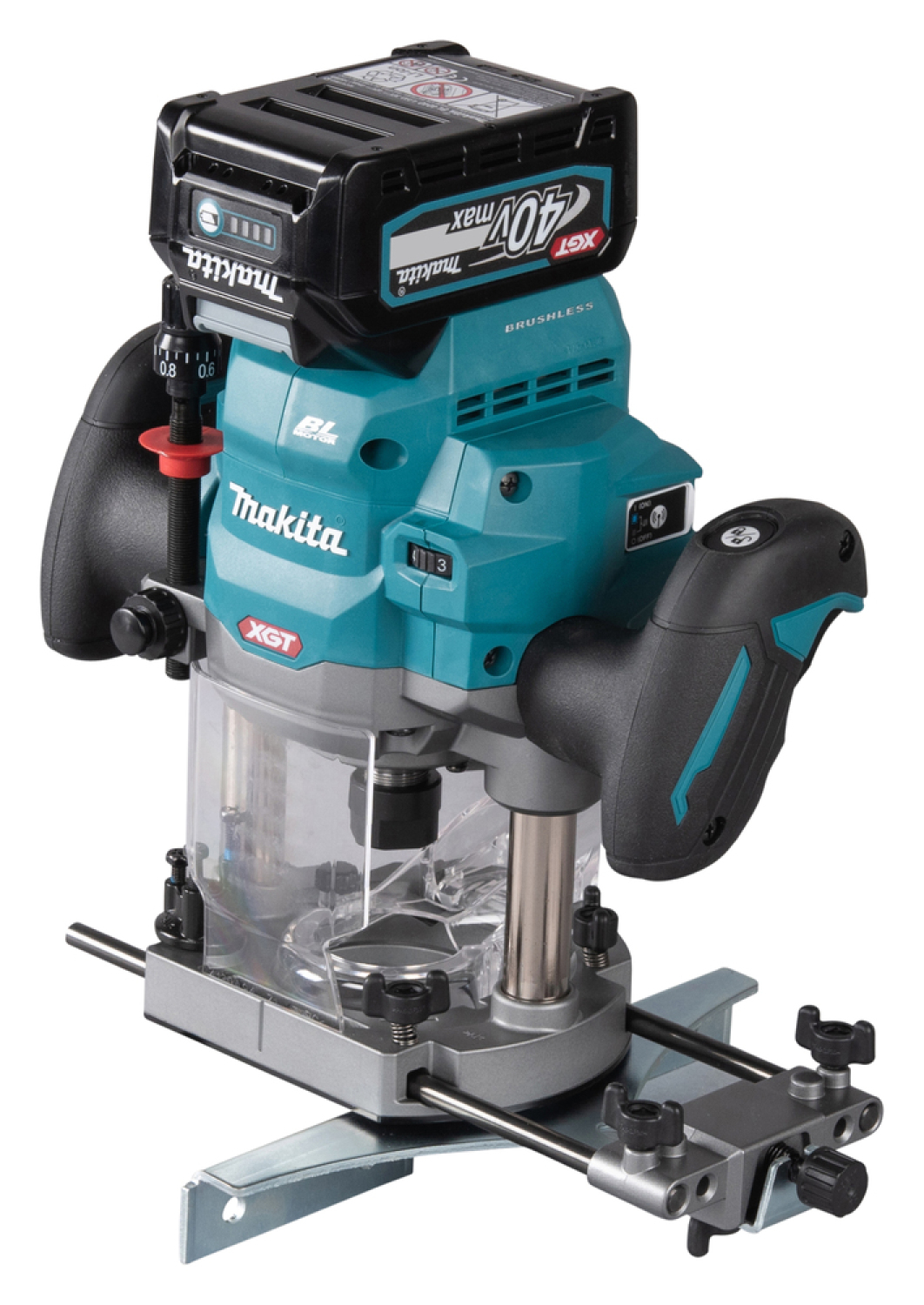 Virsfrēze MAKITA RP001GZ02 40V 6/8/12 mm