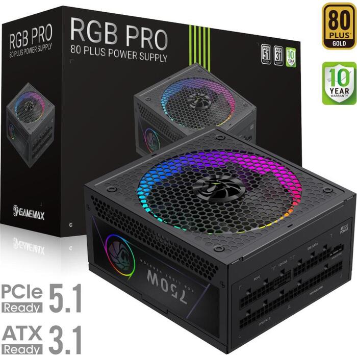 Gamemax barošanas bloks RGB PRO 750G