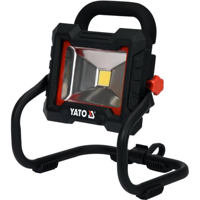 Yato prožektors YT-82961, 20W, 1600lm, 18V, 6500K, IP20, 180°, 2 režīmi, metāla korpuss, uzlādes indikators (YT-82961)
