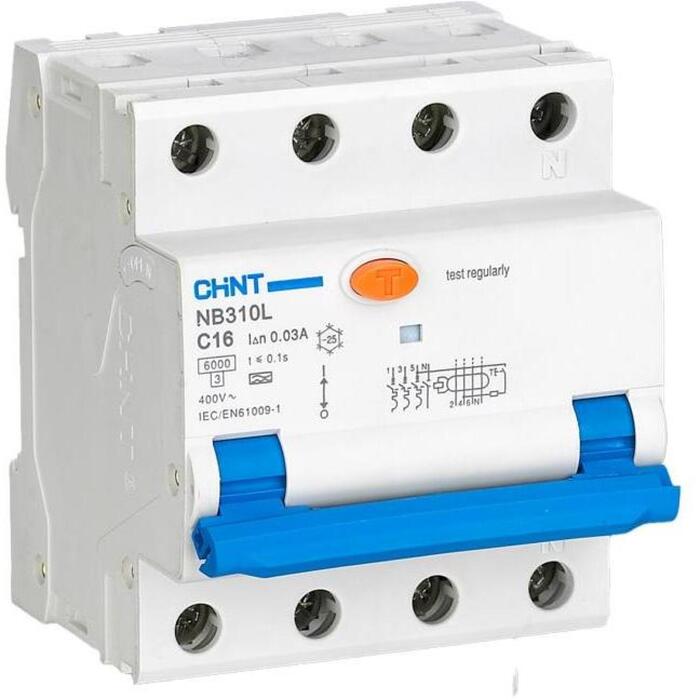 Chint Automātiskais slēdzis NB310L3PN30MAA20C, 3P+N, C20