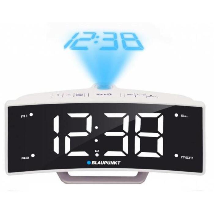 Blaupunkt CRP7WH radio pulkstenis, 171mm, 87mm